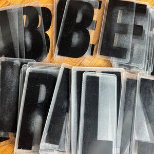 Vintage Billboard Plastic Letters